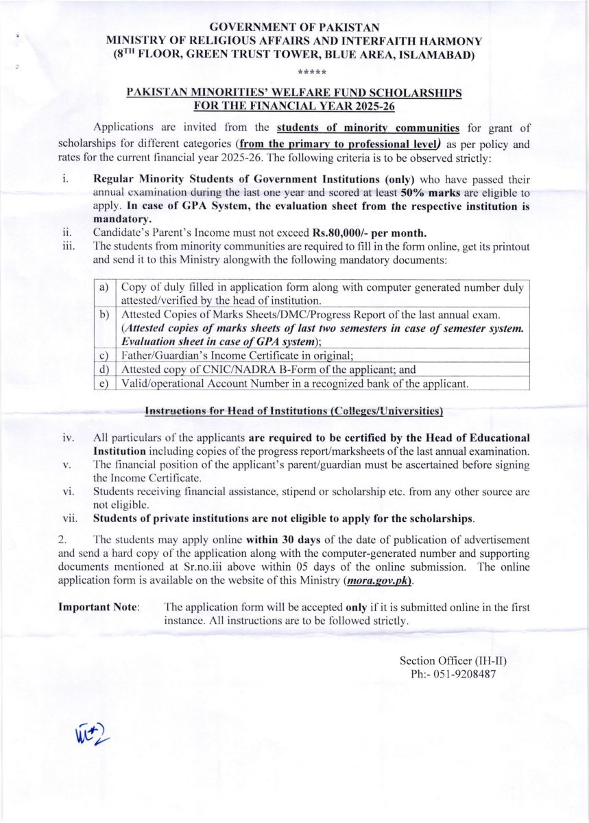 Scholarship Page 1